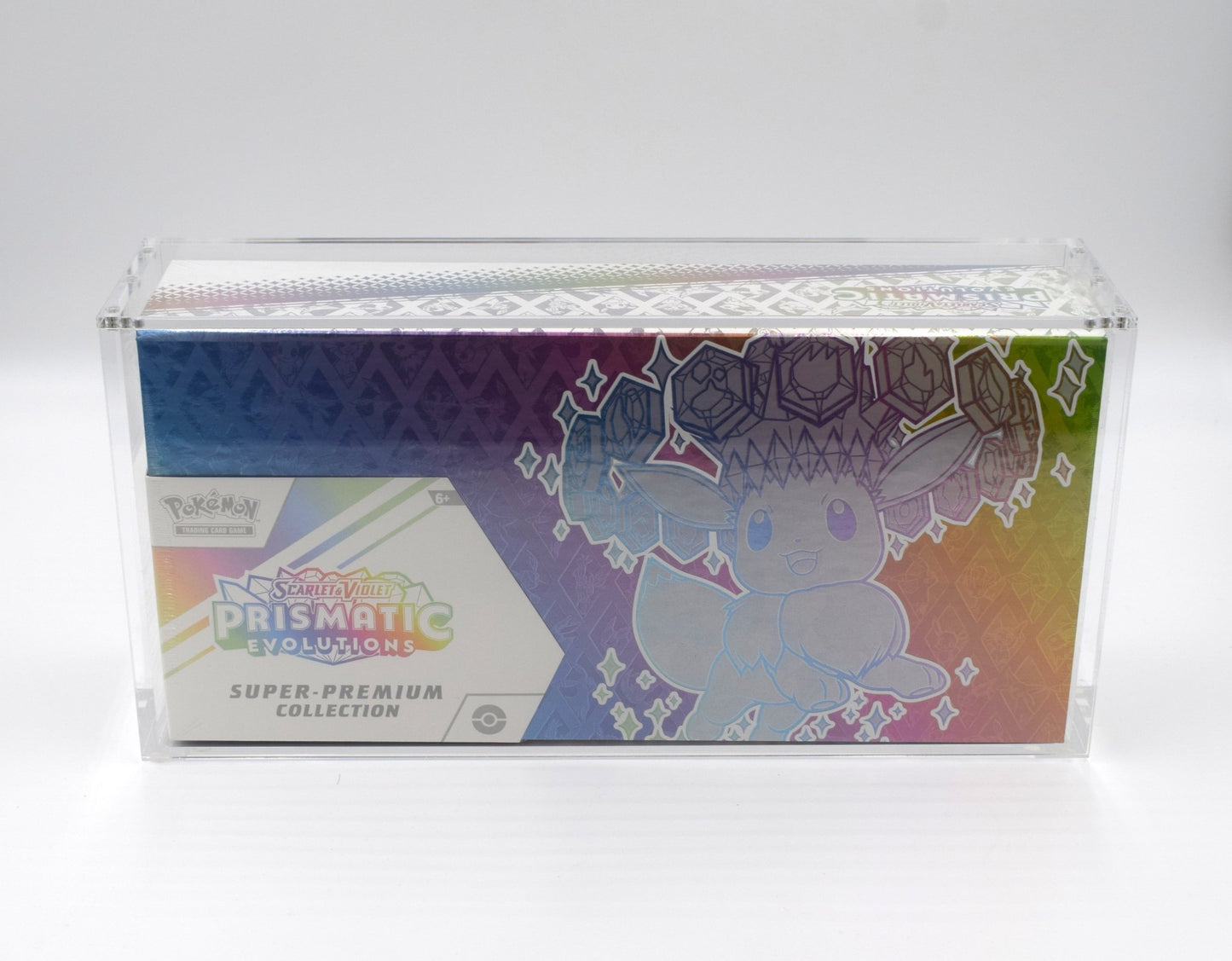 Acrylic case for Pokémon Super Premium Collection display