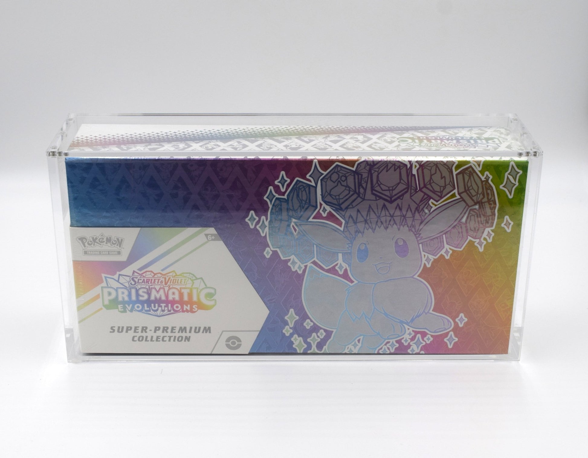 Acrylic case for Pokémon Super Premium Collection display