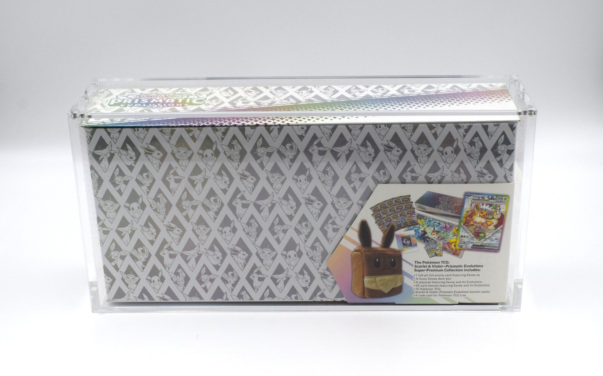 Acrylic case for Pokémon Super Premium Collection display
