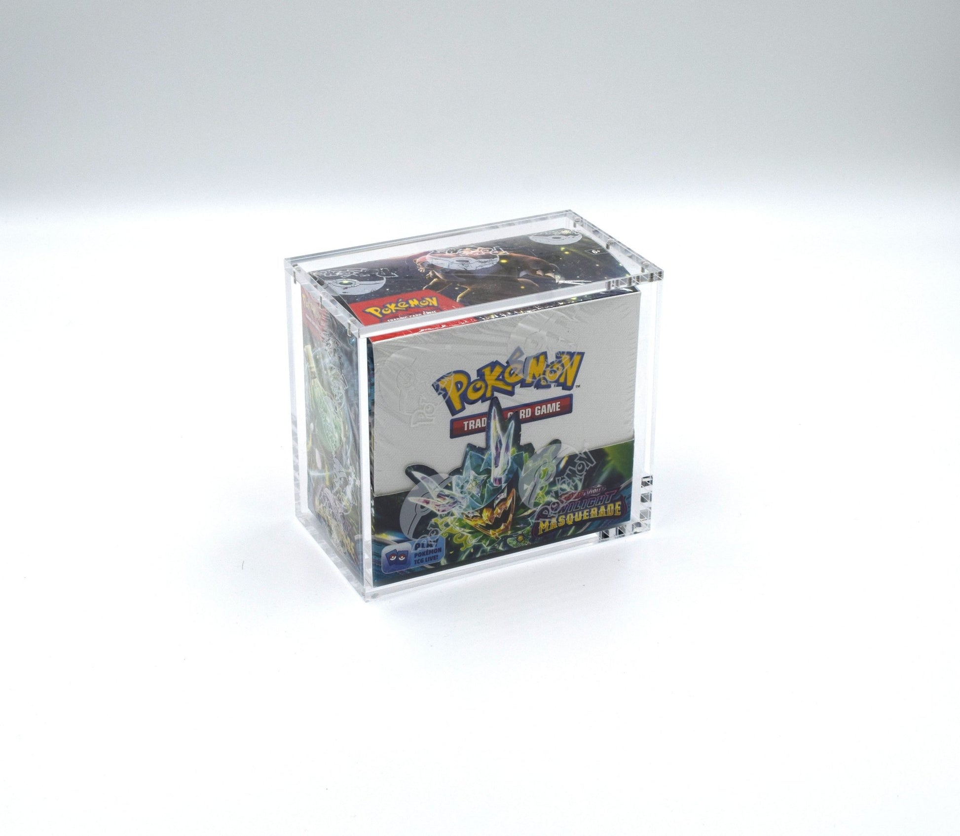 Acrylic case for Pokémon booster box sealed display
