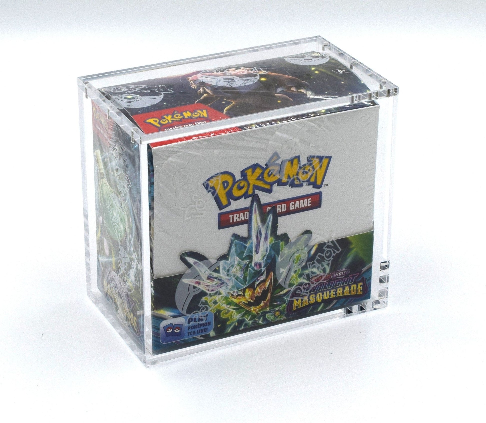 Acrylic case for Pokémon booster box sealed display