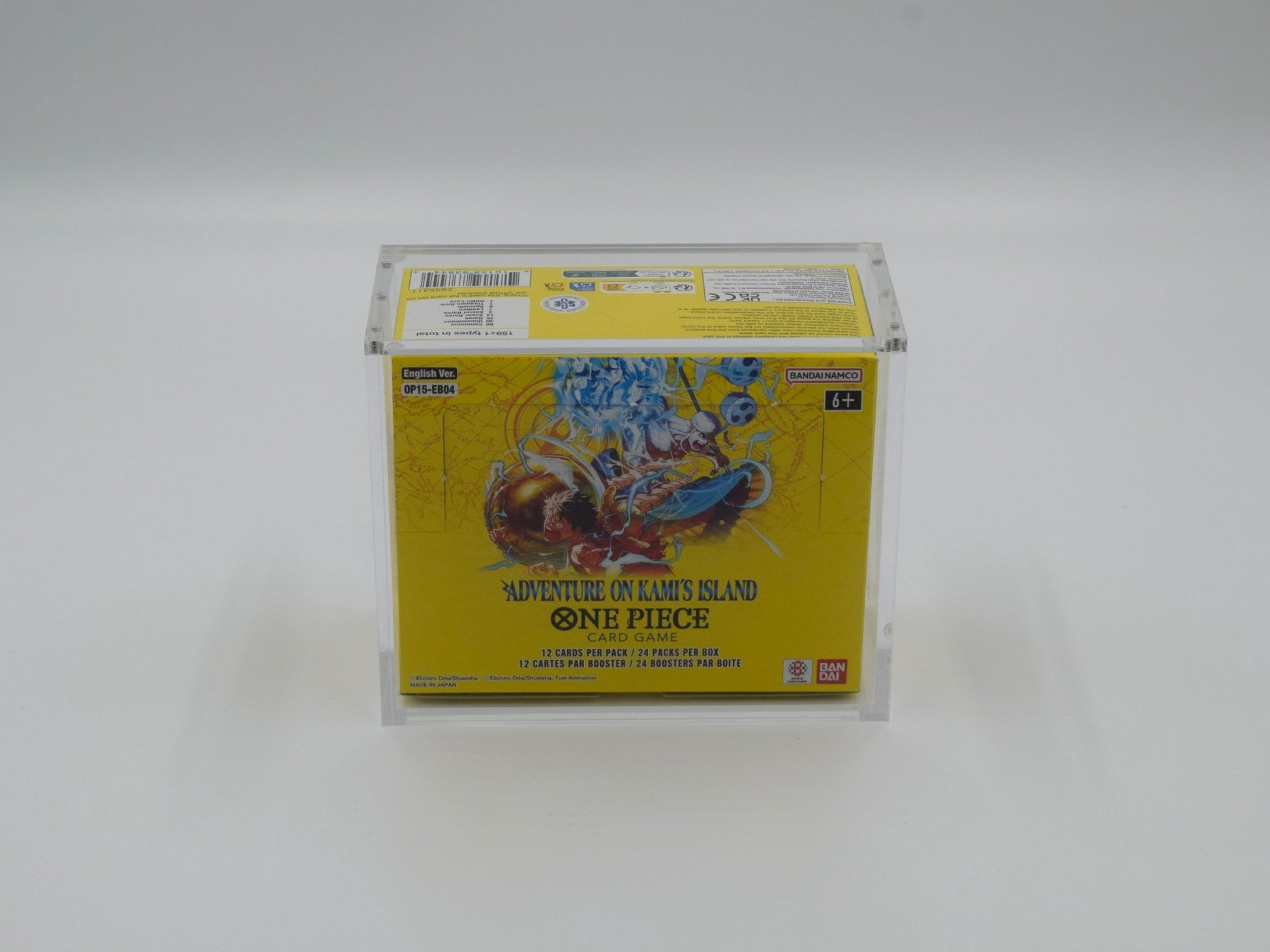 Acrylic case for One Piece booster boxes