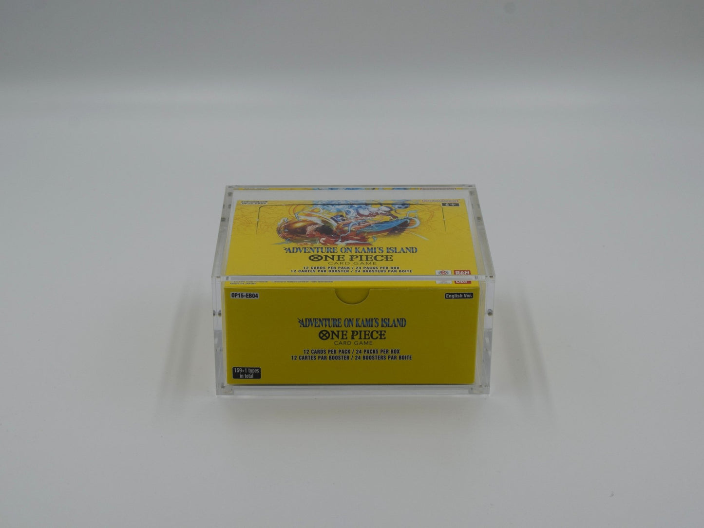 Acrylic case for One Piece booster boxes