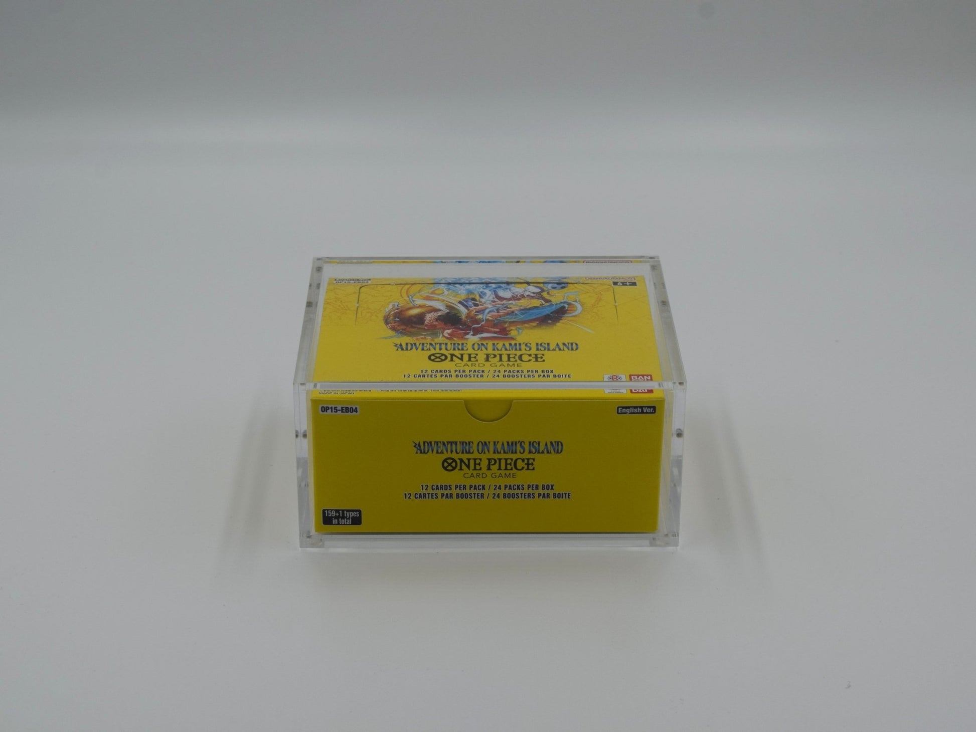 Acrylic case for One Piece booster boxes
