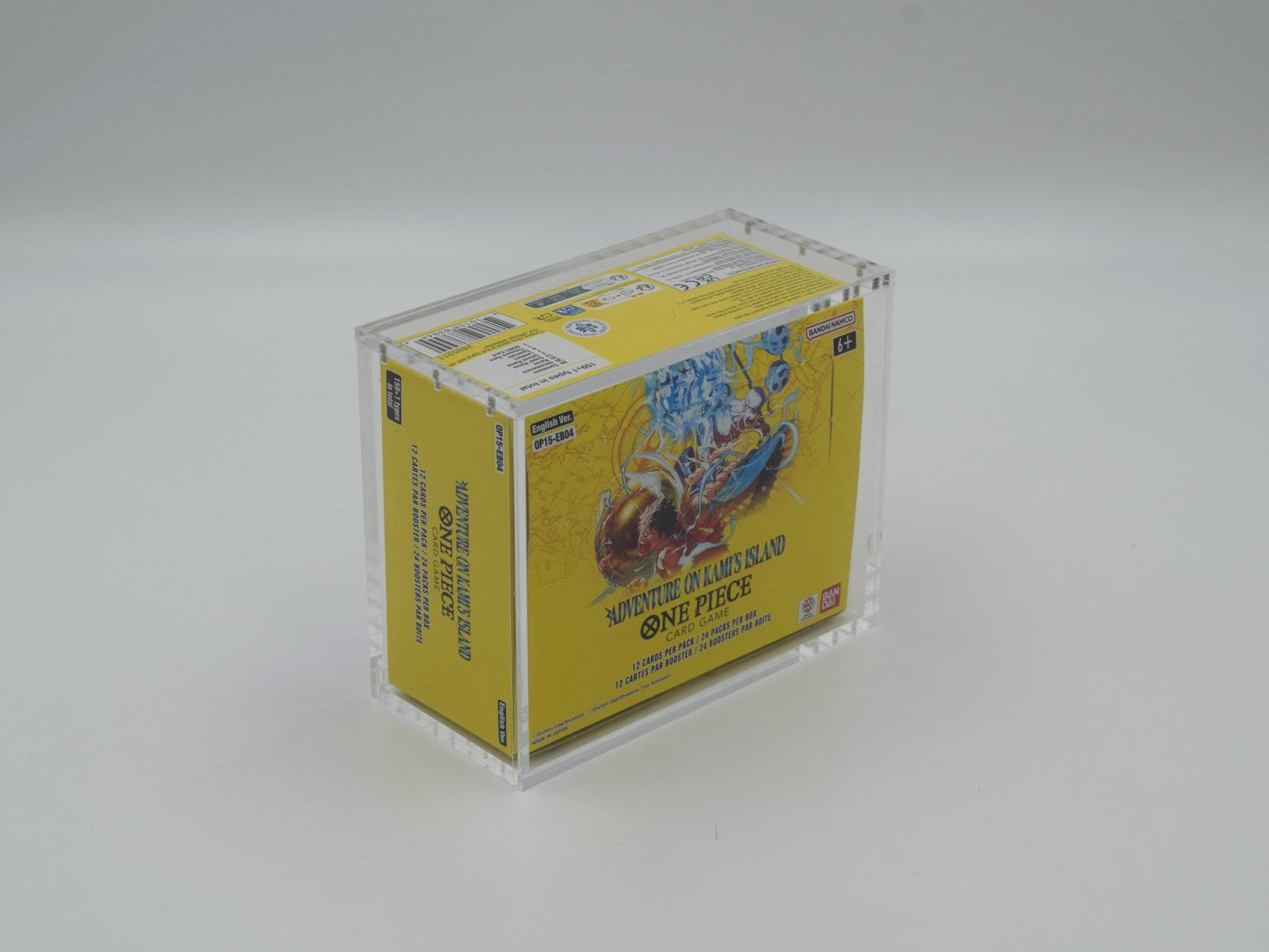 Acrylic case for One Piece booster boxes