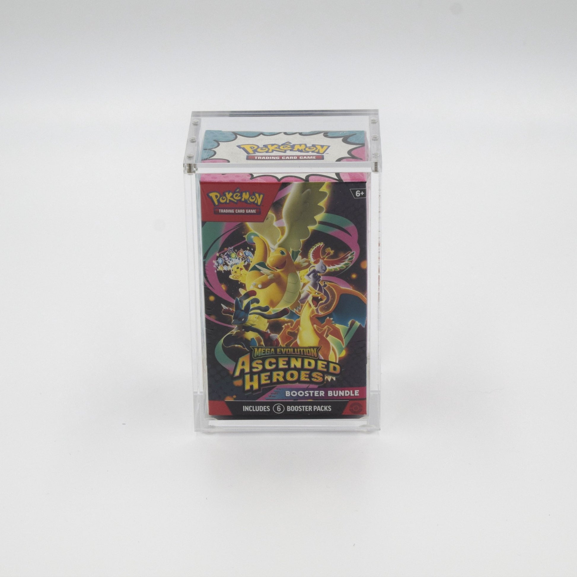 Acrylic case for Pokémon Booster Bundle new version sealed display
