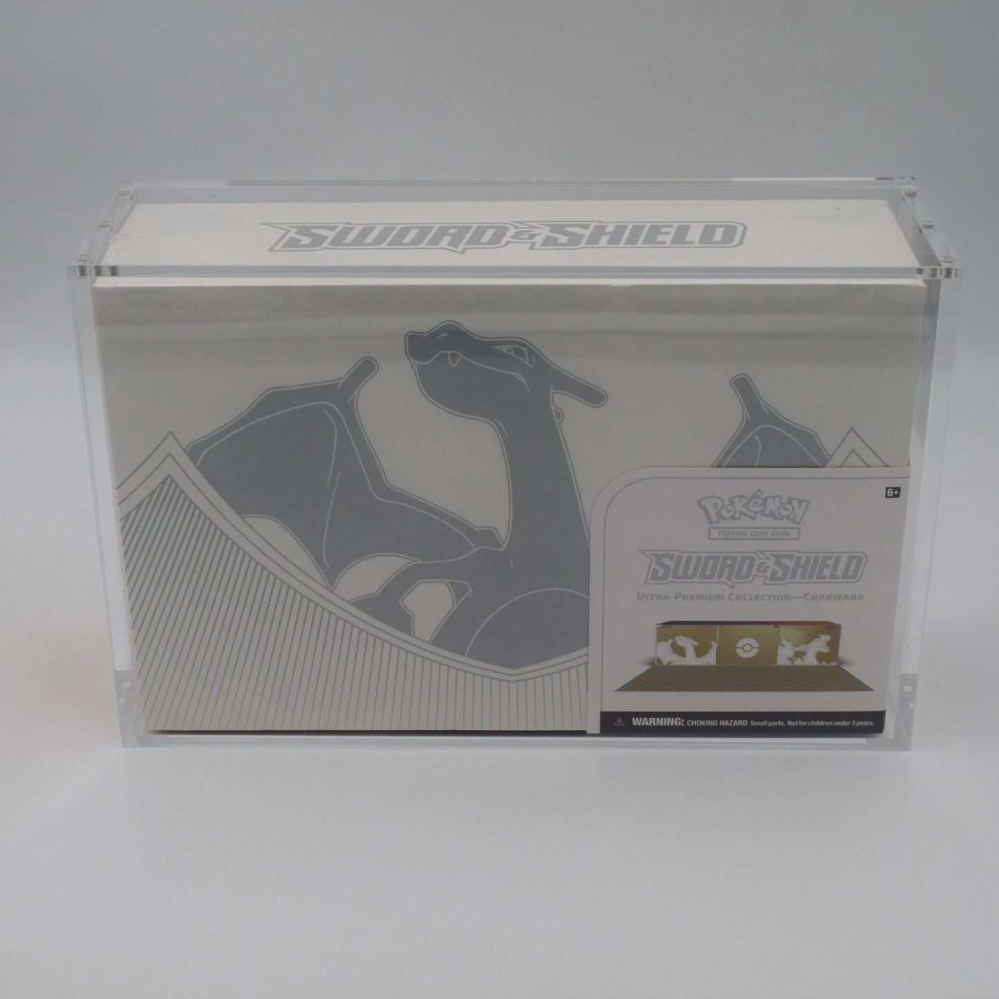 Acrylic case for Pokémon Charizard UPC sealed display