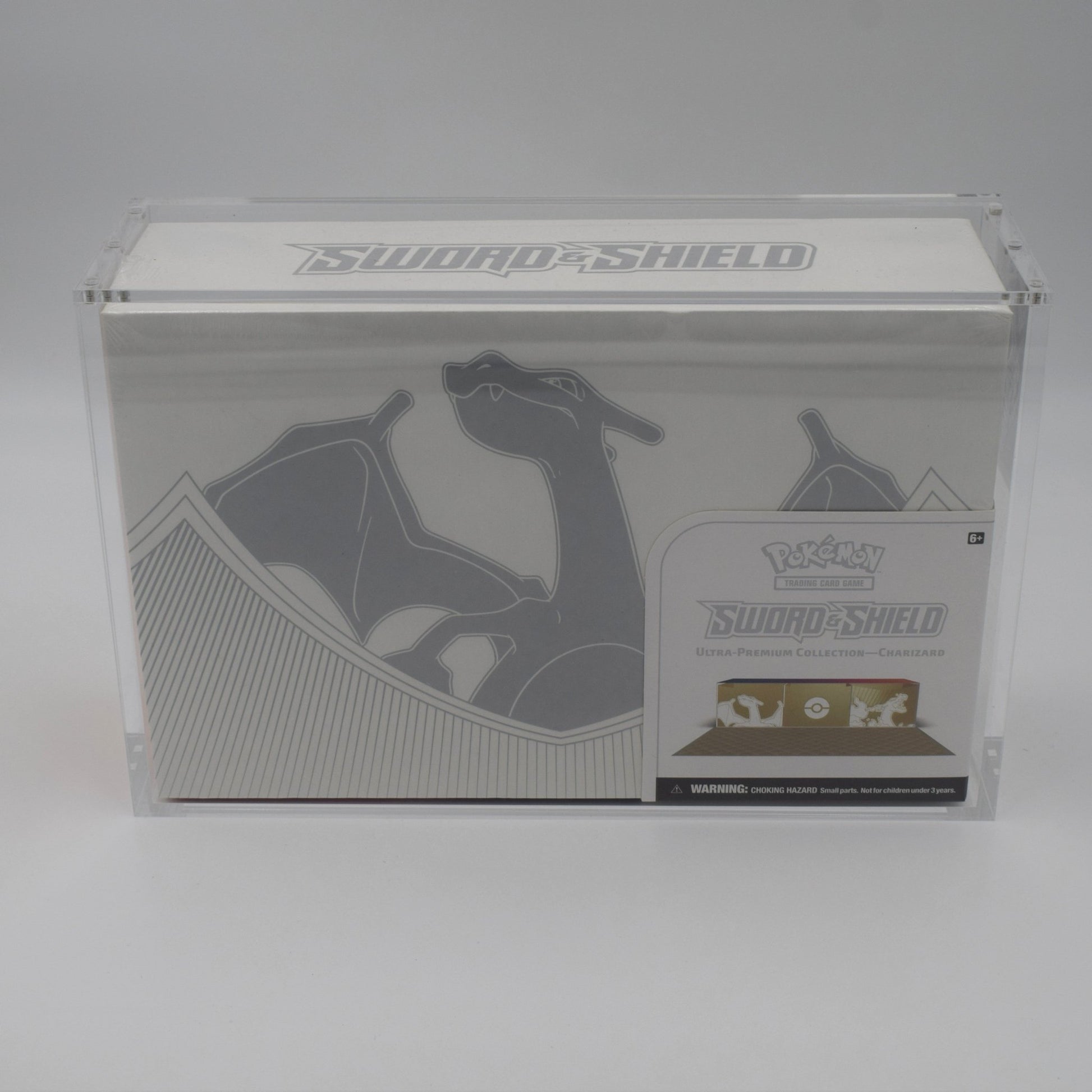 Acrylic case for Pokémon Charizard UPC sealed display