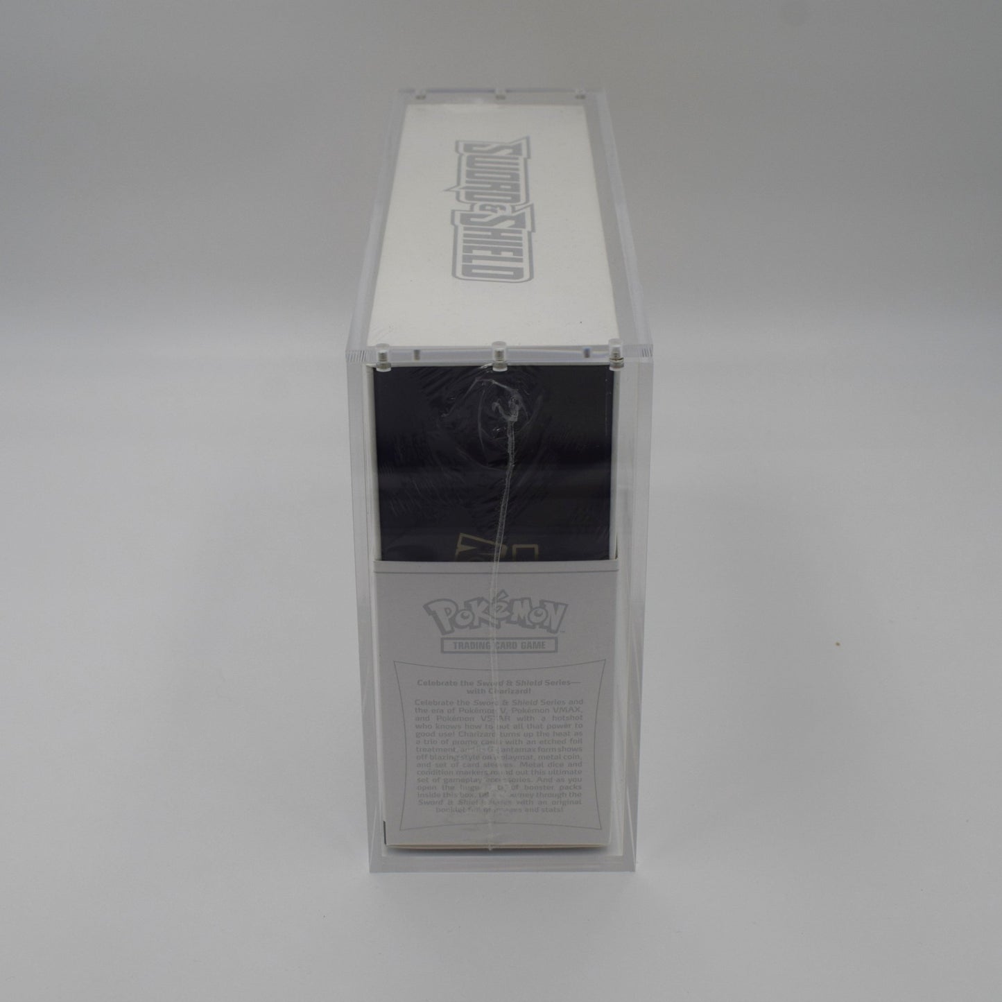 Acrylic case for Pokémon Charizard UPC sealed display