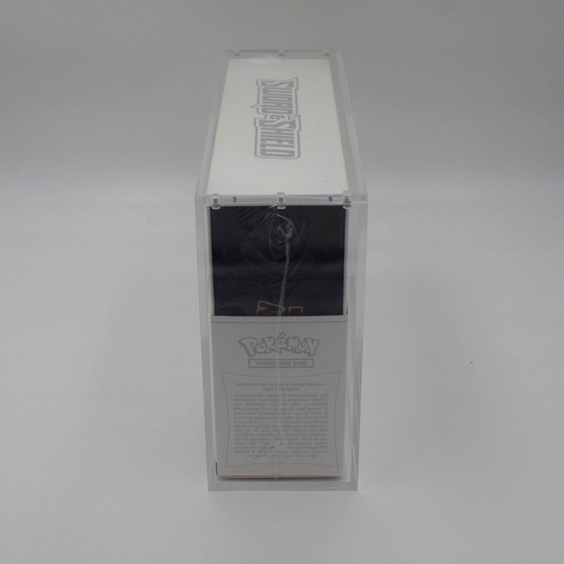 Acrylic case for Pokémon Charizard UPC sealed display