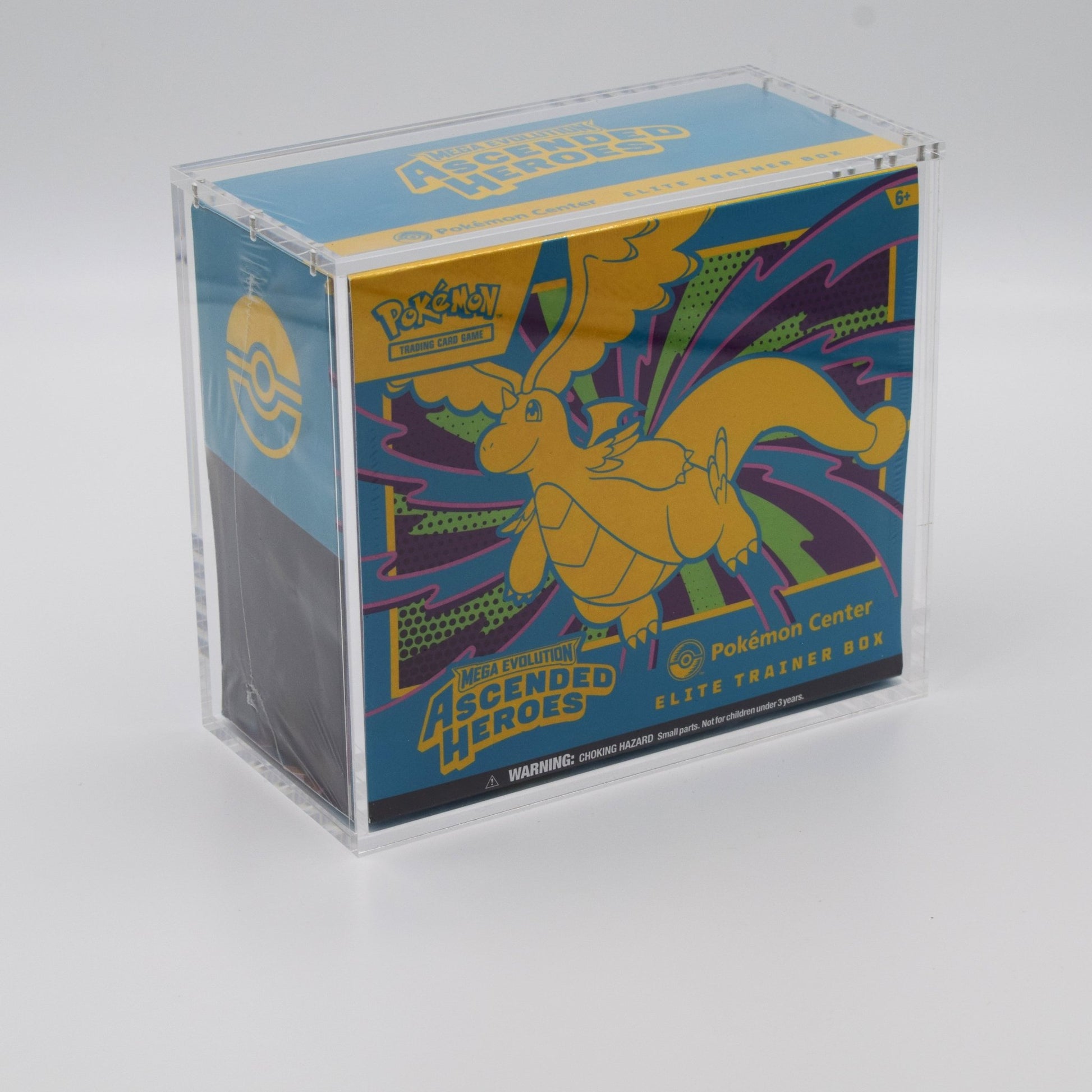 Acrylic case for Pokémon Elite Trainer Box sealed display