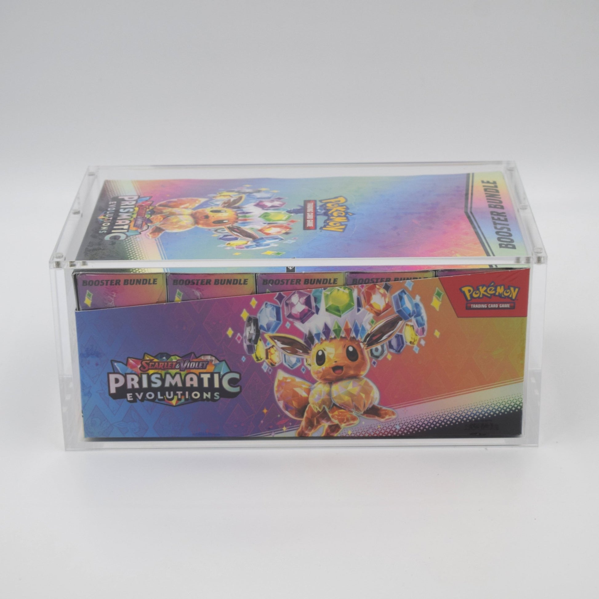 Acrylic case for Pokémon Booster Bundle old version sealed display