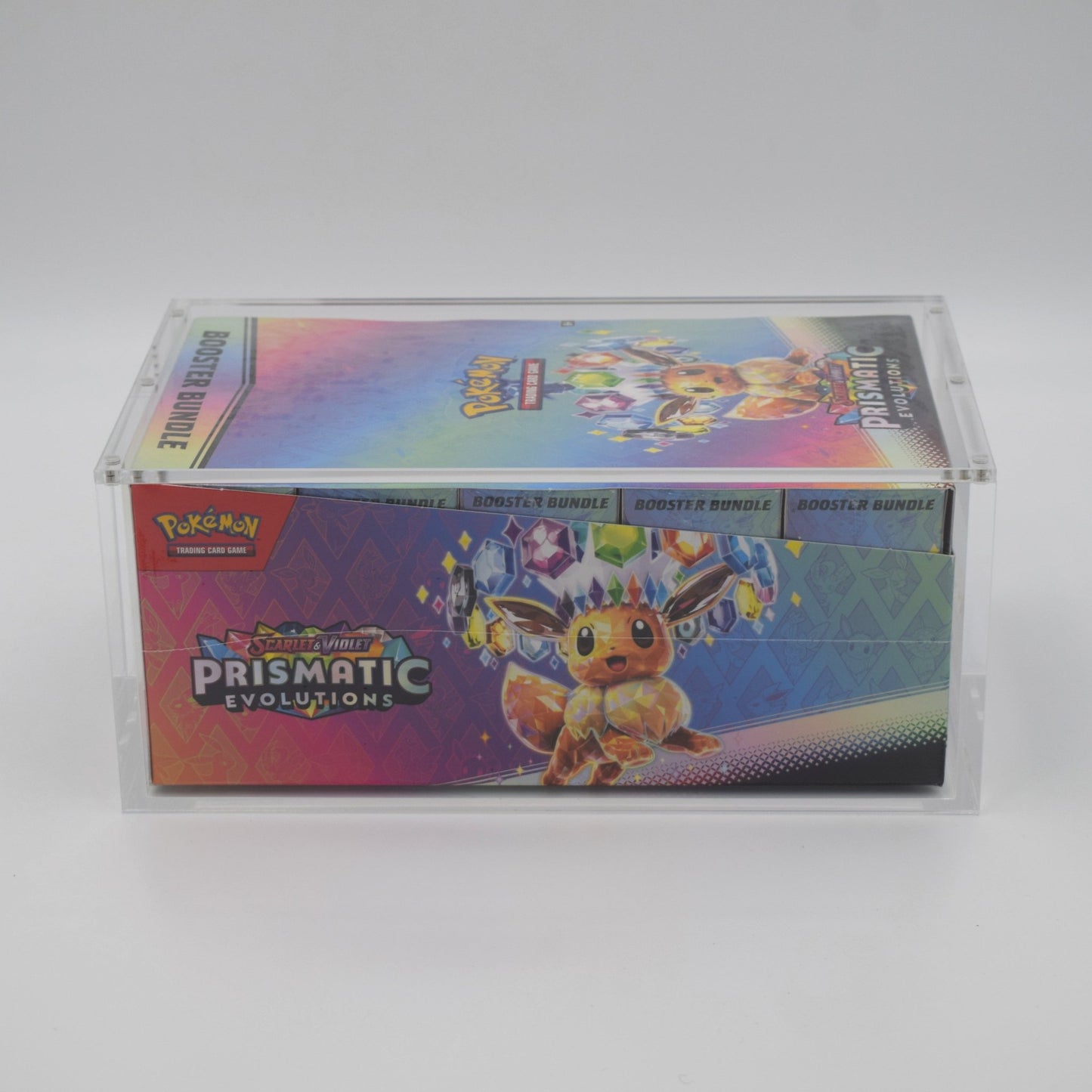 Acrylic case for Pokémon Booster Bundle old version sealed display