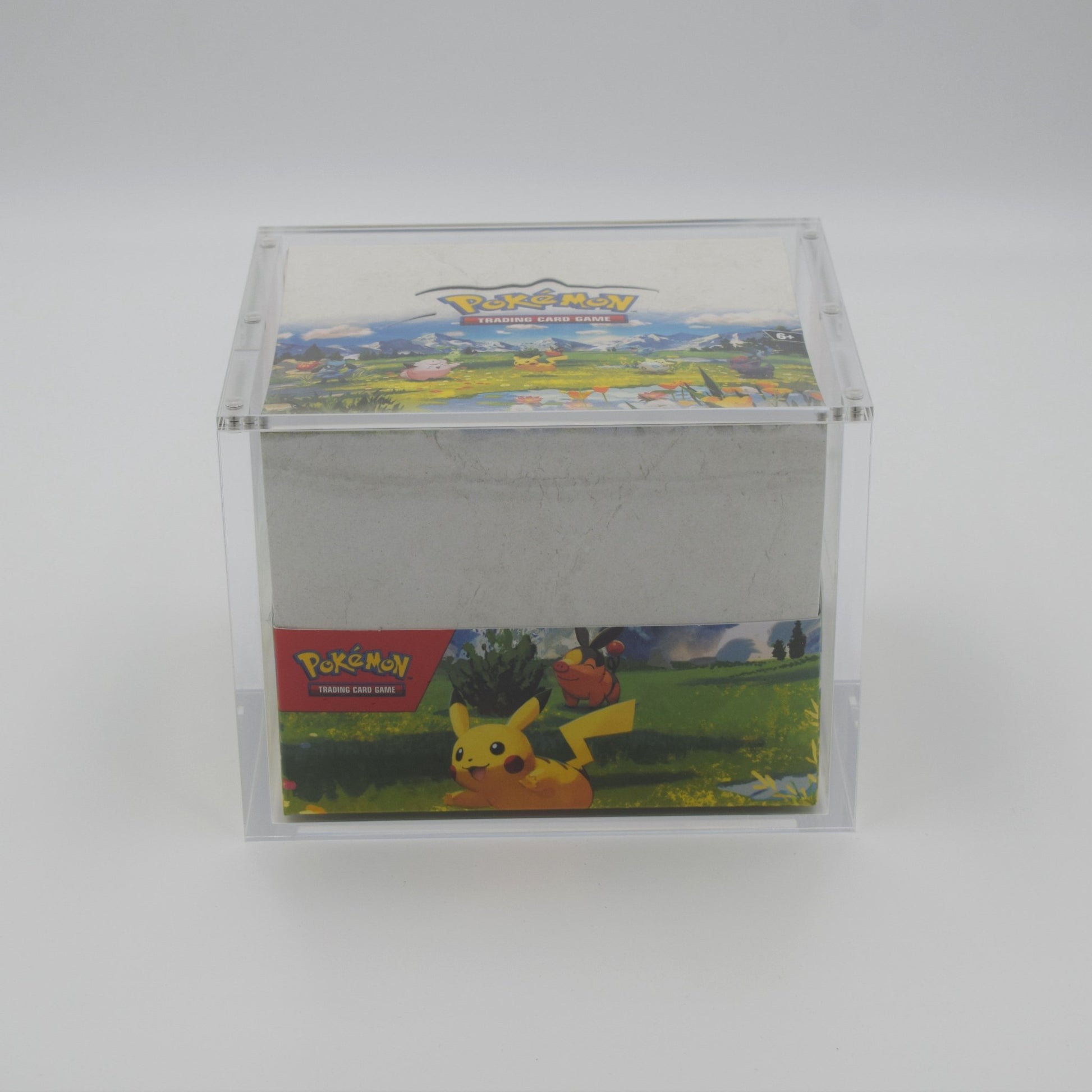 Acrylic case for Pokémon Mini Tin 10‑pack sealed display