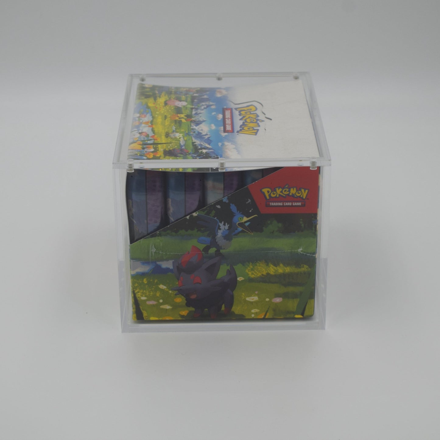 Acrylic case for Pokémon Mini Tin 10‑pack sealed display
