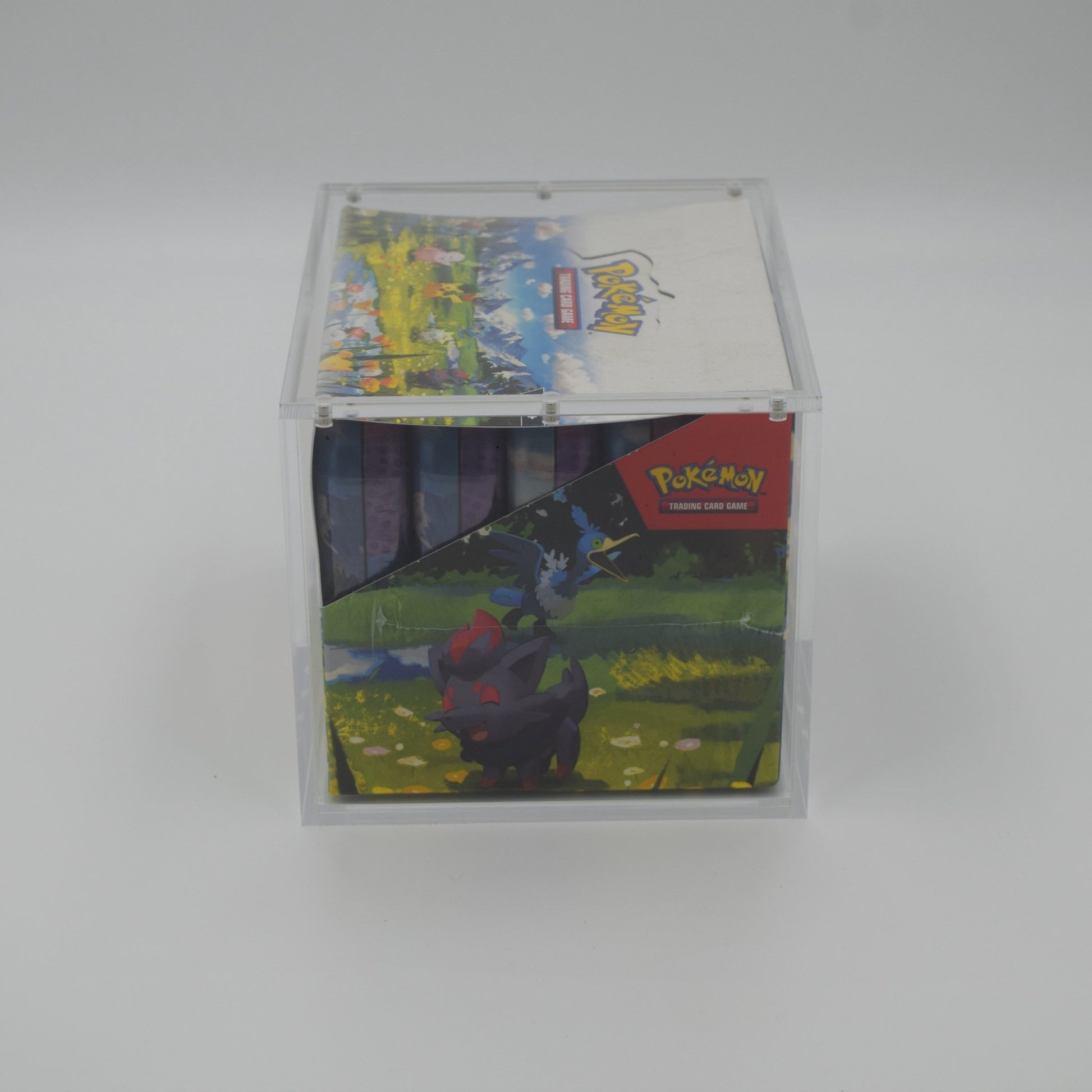 Acrylic case for Pokémon Mini Tin 10‑pack sealed display
