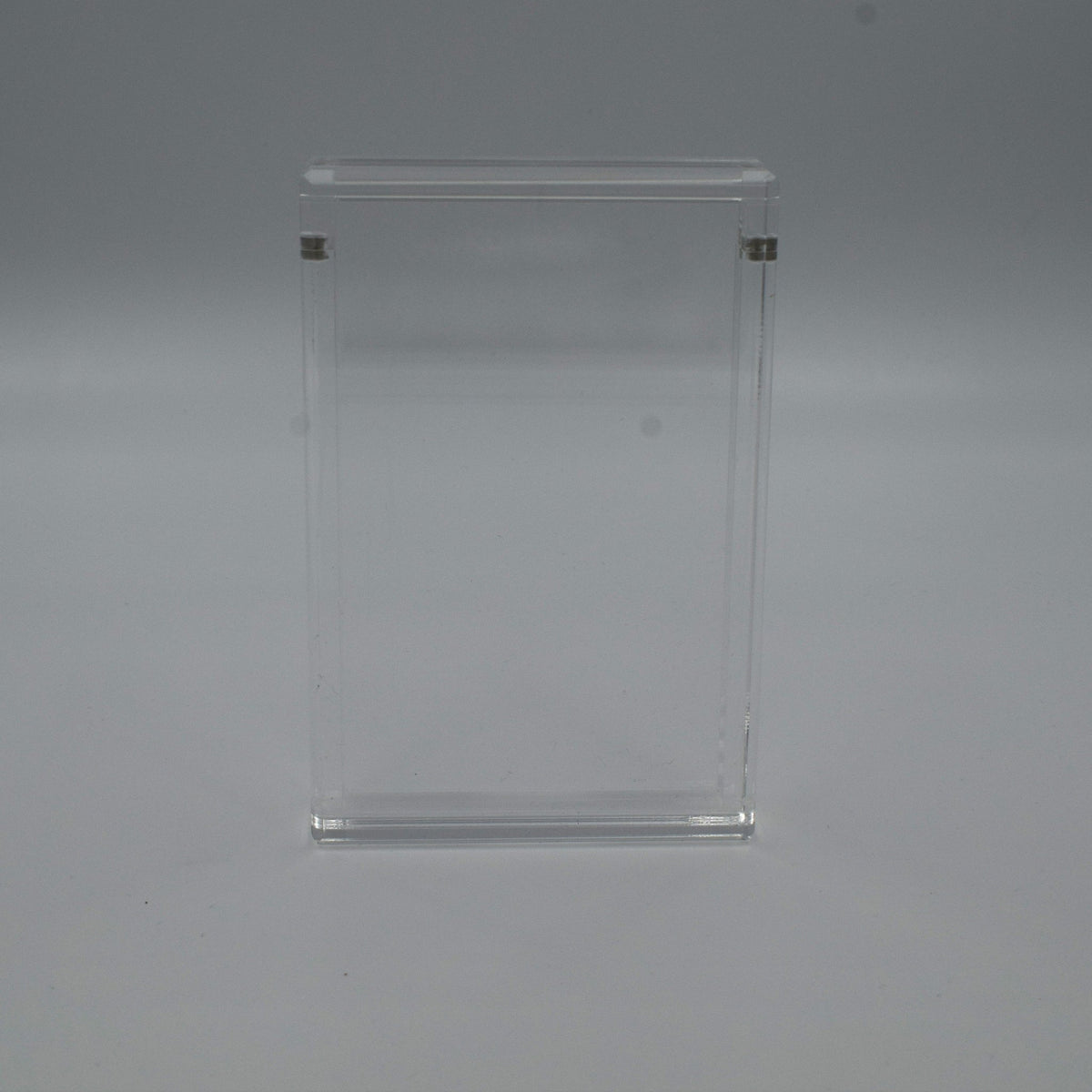 Graded Pokémon card with guard displayed upright in a clear 5mm acrylic case