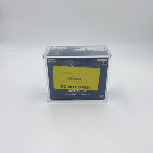 Acrylic case for One Piece OP01–03 white bottom booster box