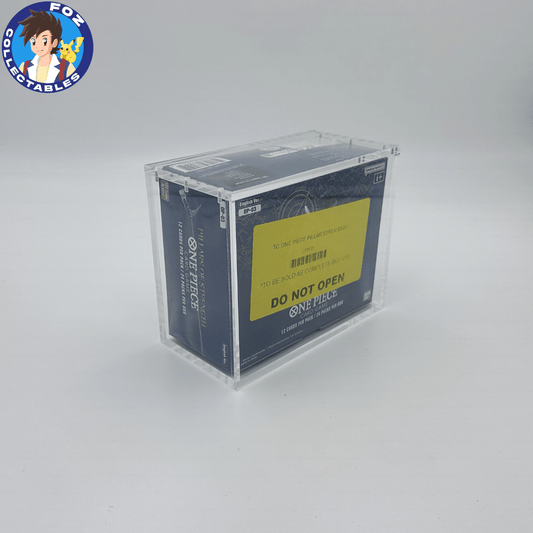 One Piece Booster Box (OP01-03, White Bottom Only) Acrylic Case