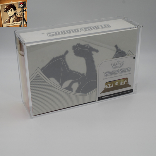 Acrylic case for Pokémon Charizard UPC sealed display