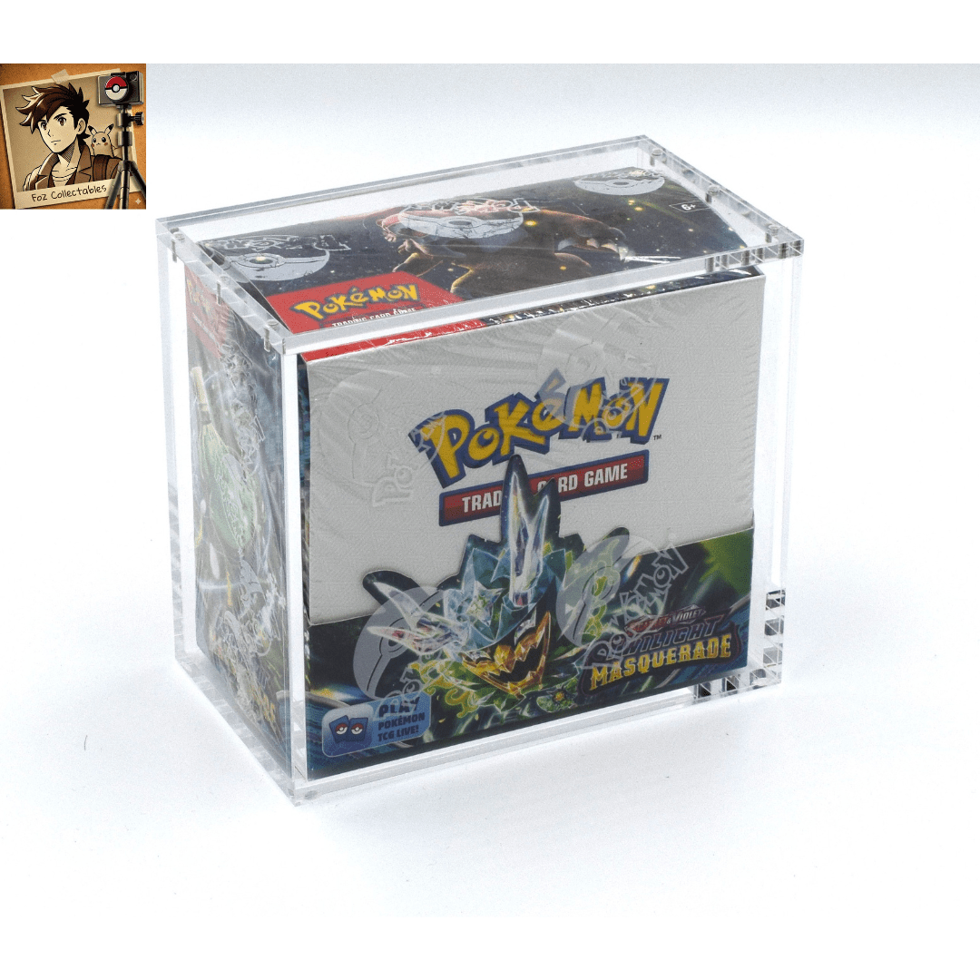 Acrylic case for Pokémon booster box sealed display