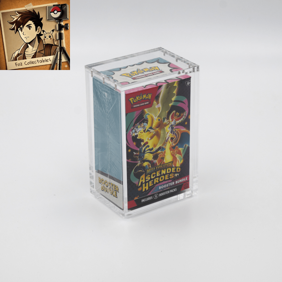 Acrylic case for Pokémon Booster Bundle new version sealed display