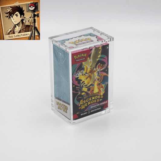 Acrylic case for Pokémon Booster Bundle new version sealed display