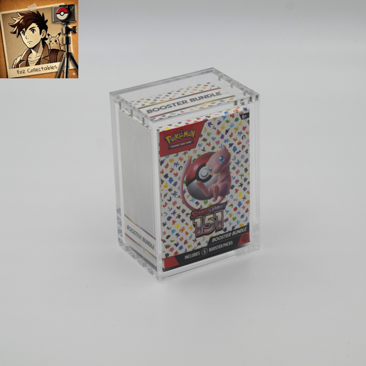 Acrylic case for Pokémon Booster Bundle old version protector