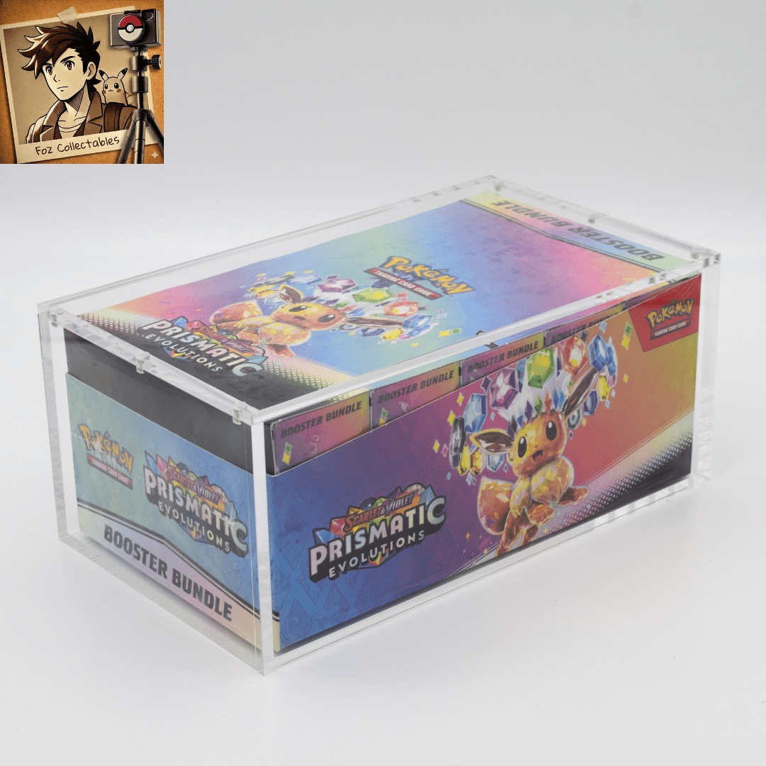 Acrylic case for Pokémon Booster Bundle old version sealed display