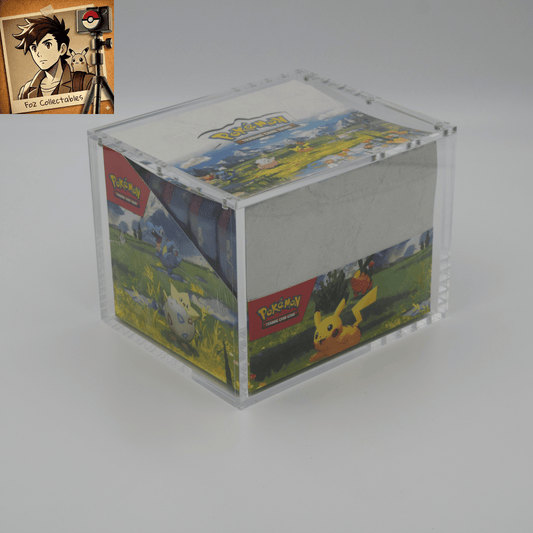 Acrylic case for Pokémon Mini Tin 10‑pack sealed display
