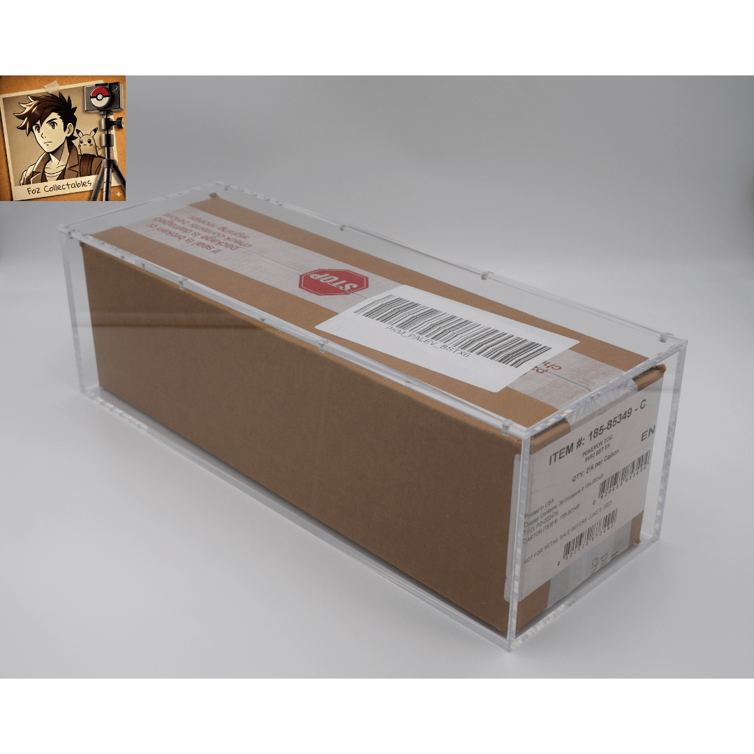 Acrylic case for Pokémon sealed booster box display