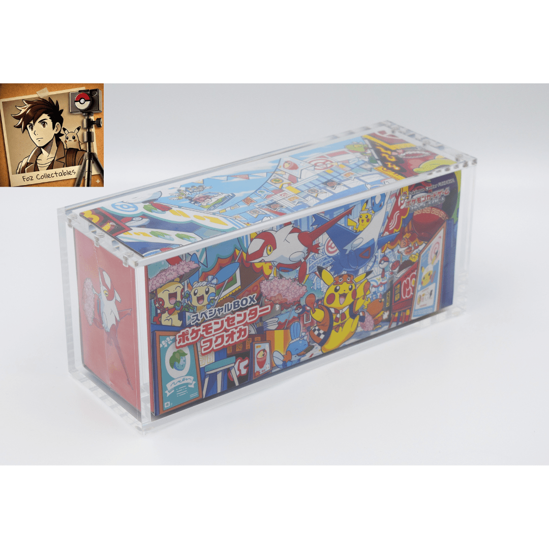 Acrylic display case for Pokémon Special Box sealed product