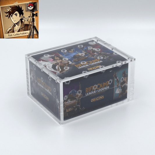 Acrylic case for League of Legends Riftbound booster box display
